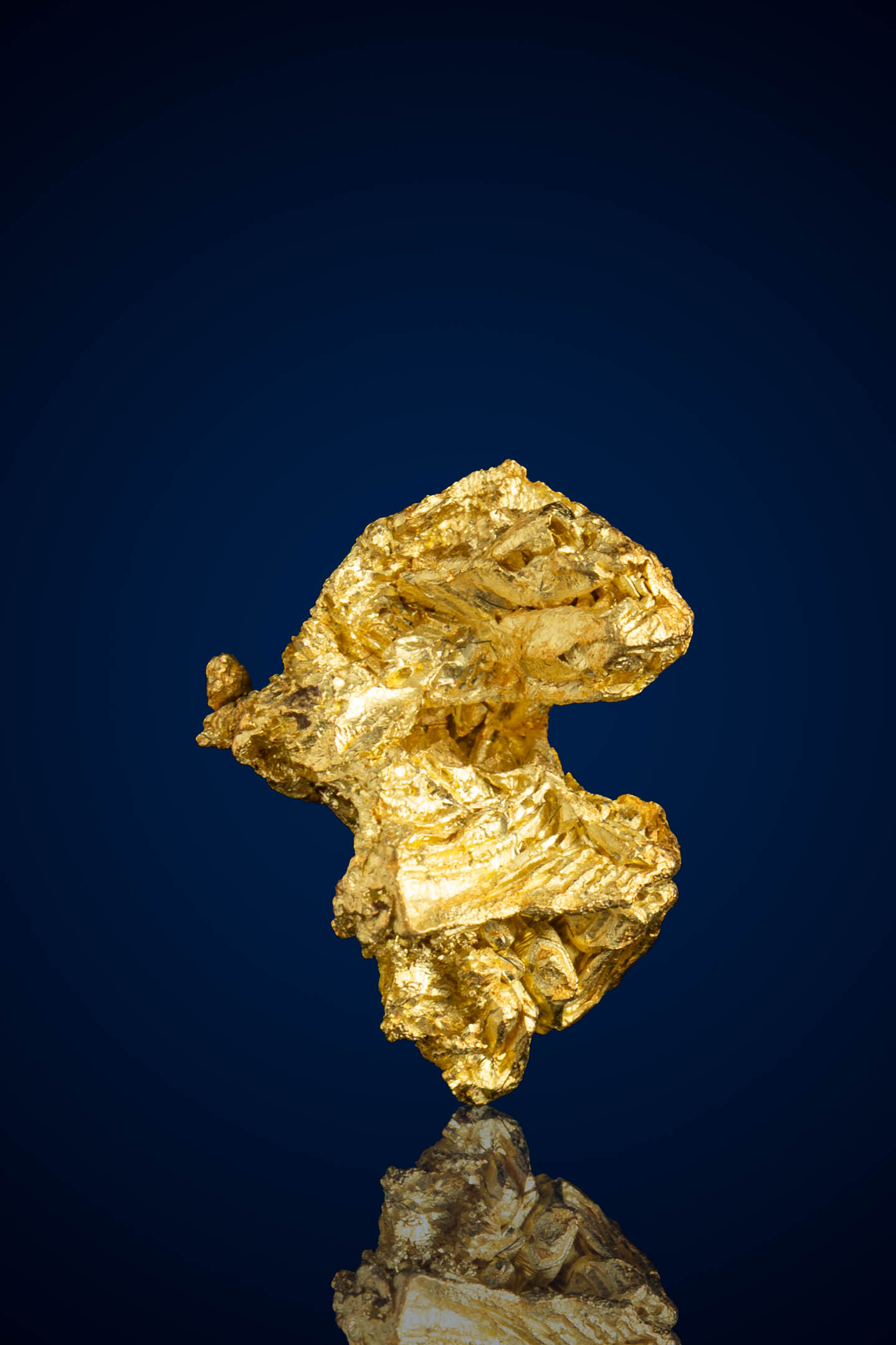 (image for) Stunning, Angular Natural Gold Nugget - Venezuela - 3.65 grams